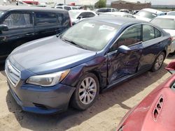 Subaru Legacy 2.5i Premium salvage cars for sale: 2017 Subaru Legacy 2.5I Premium