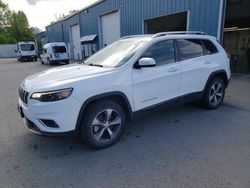 Jeep Vehiculos salvage en venta: 2019 Jeep Cherokee Limited