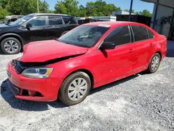 Salvage cars for sale from Copart Cartersville, GA: 2014 Volkswagen Jetta Base