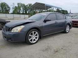 Salvage cars for sale from Copart Spartanburg, SC: 2007 Nissan Maxima SE