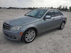 Salvage cars for sale from Copart Houston, TX: 2009 Mercedes-Benz C 300 4matic