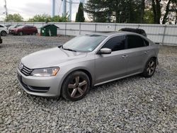 Volkswagen salvage cars for sale: 2013 Volkswagen Passat SE