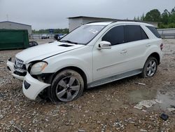 Mercedes-Benz ML 350 4matic salvage cars for sale: 2011 Mercedes-Benz ML 350 4matic