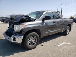 Vehiculos salvage en venta de Copart Rancho Cucamonga, CA: 2015 Toyota Tundra Double Cab SR/SR5