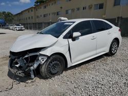 Vehiculos salvage en venta de Copart Opa Locka, FL: 2021 Toyota Corolla LE