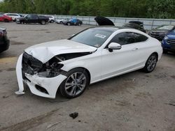 Mercedes-Benz salvage cars for sale: 2017 Mercedes-Benz C 300 4matic