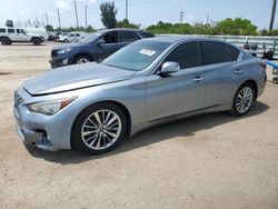 Infiniti Q50 salvage cars for sale: 2018 Infiniti Q50 Luxe