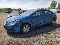 Honda salvage cars for sale: 2013 Honda Civic LX