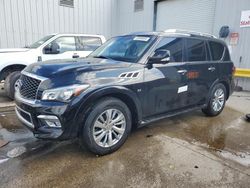 Salvage cars for sale from Copart New Orleans, LA: 2017 Infiniti QX80 Base