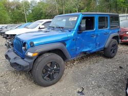 Vehiculos salvage en venta de Copart Ellwood City, PA: 2022 Jeep Wrangler Unlimited Sport