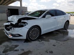 Vehiculos salvage en venta de Copart West Palm Beach, FL: 2018 Ford Fusion TITANIUM/PLATINUM