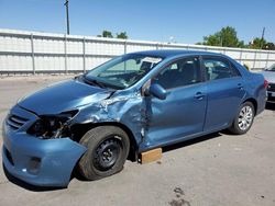 Salvage cars for sale from Copart Littleton, CO: 2013 Toyota Corolla Base