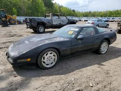 Vehiculos salvage en venta de Copart Lyman, ME: 1991 Chevrolet Corvette