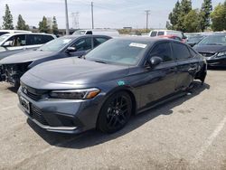 Salvage cars for sale from Copart Rancho Cucamonga, CA: 2024 Honda Civic Sport