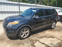 Ford Explorer salvage cars for sale: 2013 Ford Explorer Limited