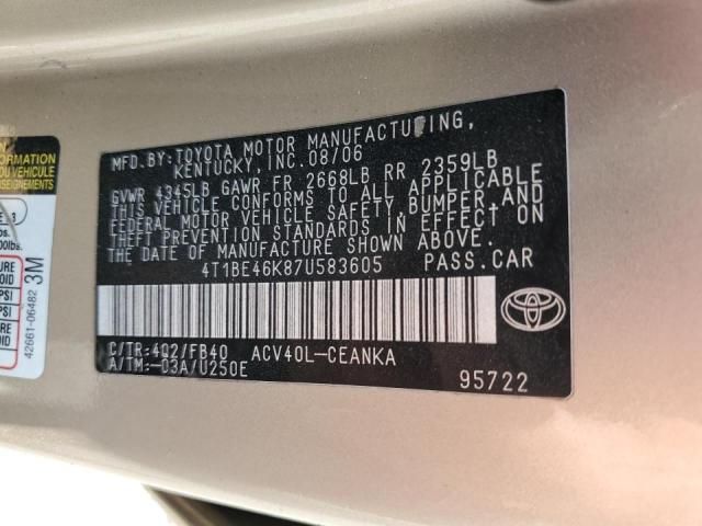 2007 Toyota Camry CE