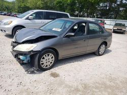 Honda salvage cars for sale: 2005 Honda Civic LX