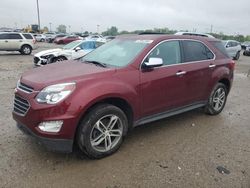 Chevrolet Equinox ltz salvage cars for sale: 2016 Chevrolet Equinox LTZ