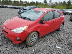 Salvage cars for sale from Copart Windham, ME: 2013 Toyota Prius C