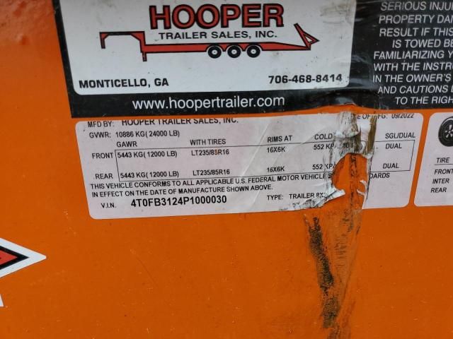 2023 Hoop Trailer