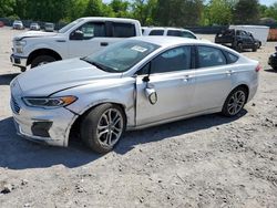 Ford Fusion sel salvage cars for sale: 2019 Ford Fusion SEL