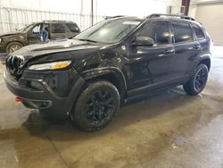 Jeep Cherokee salvage cars for sale: 2015 Jeep Cherokee Trailhawk