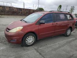 Salvage cars for sale from Copart Wilmington, CA: 2006 Toyota Sienna CE
