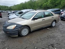 Honda salvage cars for sale: 2007 Honda Accord Value