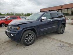 Jeep salvage cars for sale: 2018 Jeep Grand Cherokee Limited