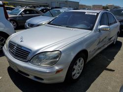 Vehiculos salvage en venta de Copart Martinez, CA: 2001 Mercedes-Benz S 430