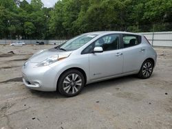 2013 Nissan Leaf S en venta en Austell, GA