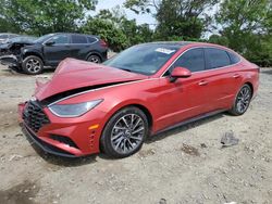 Hyundai Sonata Limited salvage cars for sale: 2021 Hyundai Sonata Limited