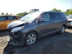 Salvage cars for sale from Copart Hillsborough, NJ: 2014 Toyota Sienna LE