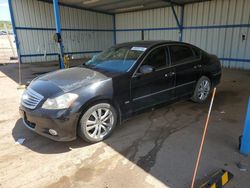 Salvage cars for sale from Copart Colorado Springs, CO: 2008 Infiniti M45