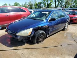 Honda salvage cars for sale: 2005 Honda Accord LX