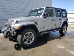 Jeep Wrangler salvage cars for sale: 2021 Jeep Wrangler Unlimited Sahara