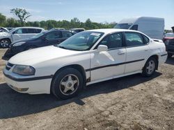 Chevrolet salvage cars for sale: 2002 Chevrolet Impala LS