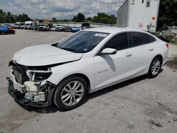 Chevrolet Malibu lt Vehiculos salvage en venta: 2016 Chevrolet Malibu LT