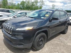 Jeep Cherokee Sport salvage cars for sale: 2014 Jeep Cherokee Sport