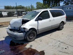 Salvage cars for sale from Copart Sacramento, CA: 2002 Toyota Sienna CE