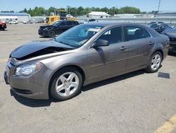 Chevrolet Malibu LS salvage cars for sale: 2012 Chevrolet Malibu LS