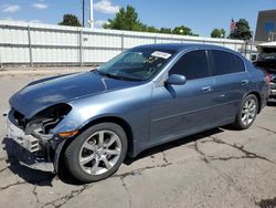 Salvage cars for sale from Copart Littleton, CO: 2006 Infiniti G35