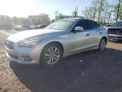 Salvage cars for sale from Copart Central Square, NY: 2015 Infiniti Q50 Base