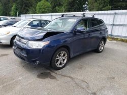 Mitsubishi Outlander gt salvage cars for sale: 2014 Mitsubishi Outlander GT