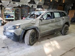 Jeep salvage cars for sale: 2021 Jeep Cherokee Trailhawk