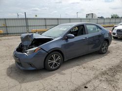 Vehiculos salvage en venta de Copart Dyer, IN: 2016 Toyota Corolla L