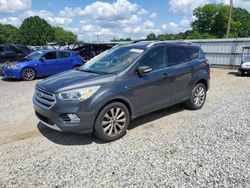 Vehiculos salvage en venta de Copart Mocksville, NC: 2017 Ford Escape Titanium