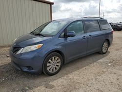 Salvage cars for sale from Copart Temple, TX: 2015 Toyota Sienna LE
