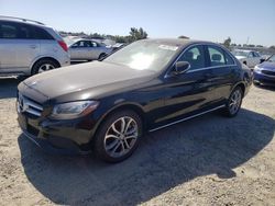 Mercedes-Benz salvage cars for sale: 2015 Mercedes-Benz C 300 4matic