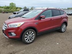 Ford Escape Vehiculos salvage en venta: 2017 Ford Escape Titanium